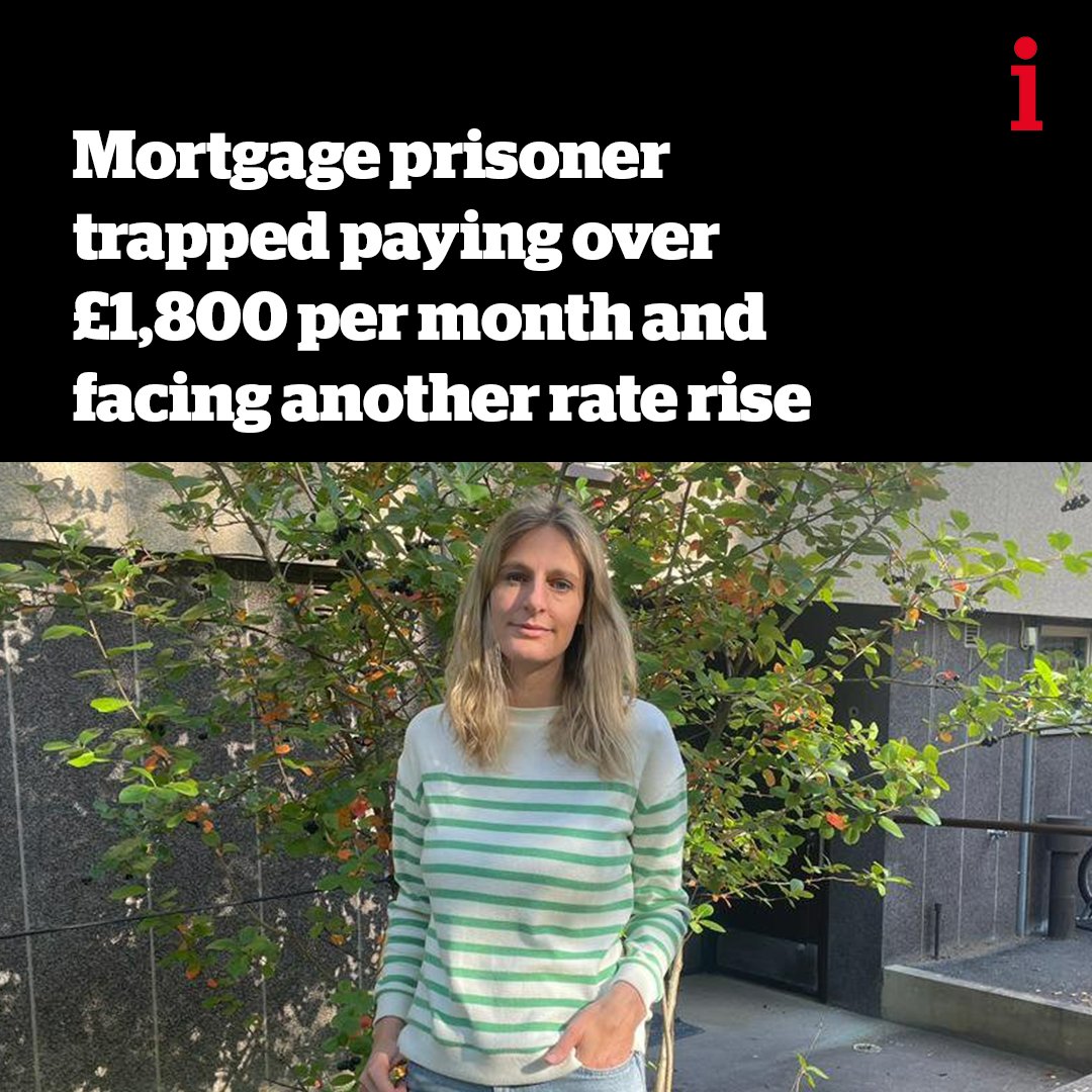 Lisa Smith is trapped paying a variable rate mortgage on a flat she cannot sell due to the post-Grenfell building safety crisis She says her family are “at the mercy” of the Bank of England as it prepares to raise interest rates again trib.al/YRQ5hki