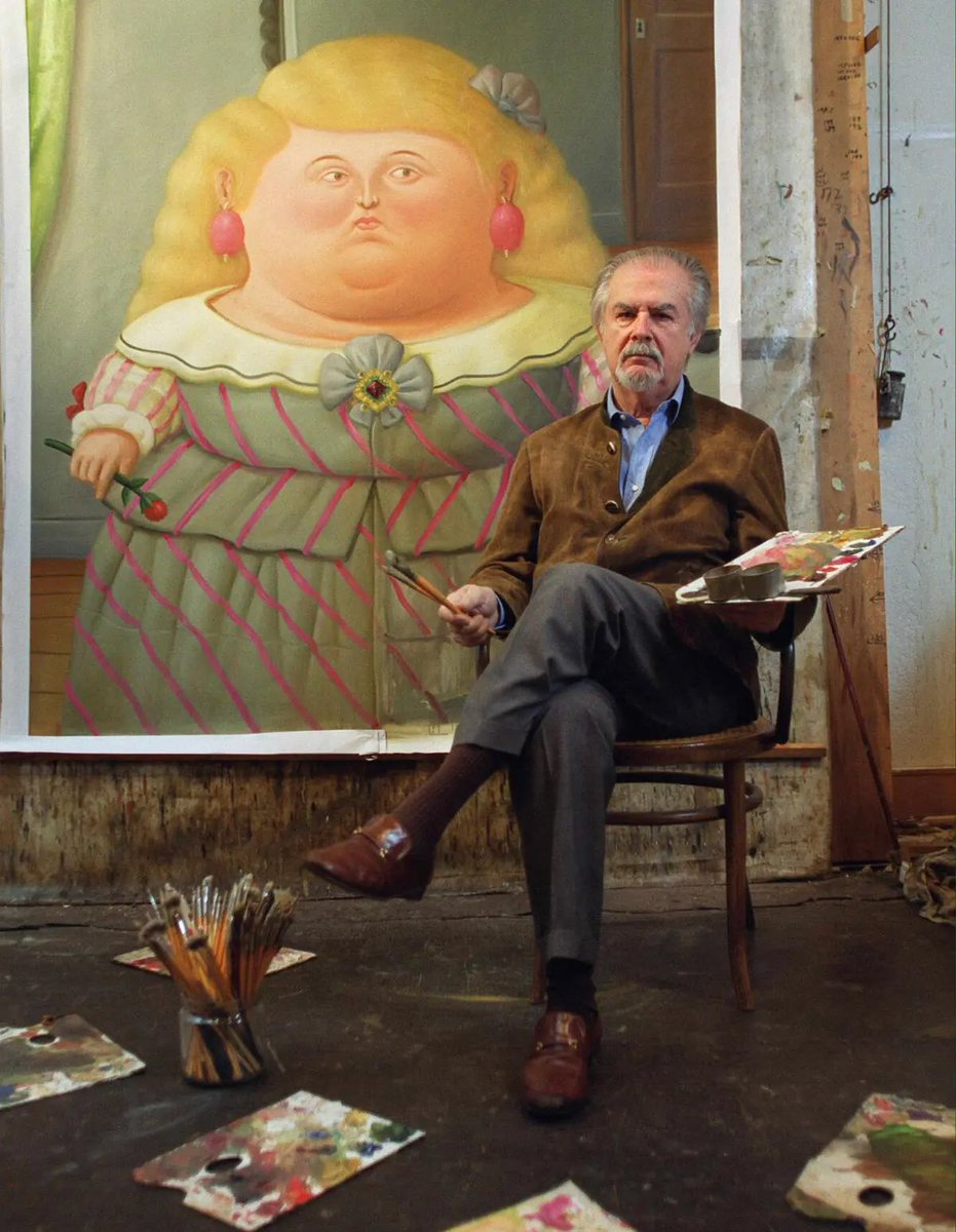 Lamentamos profundamente la muerte del artista Colombiano Fernando Botero 'El artista del volumen' uno de los más grandes pintores y escultores de los últimos años. #RIP 🕊