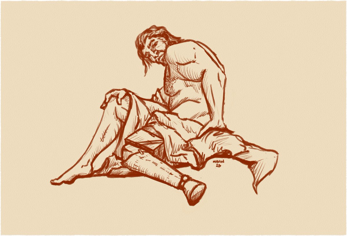 hello I rub my queer little hands all over classical art and make it about the gay pirates
you should follow me if you think that's cool i guess
have some sketchier offerings, one from last year and one fresh off the press