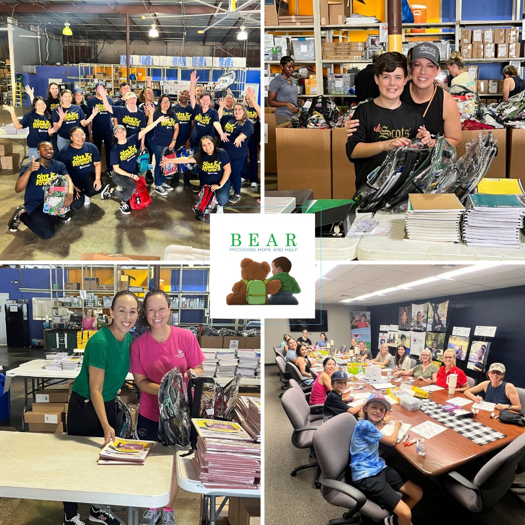 BEAResource's tweet photo. A big shoutout to our incredible volunteers who helped us during BEAR Back-to-School! Thanks to the generosity and hard work of over 500 volunteers, we provided school supplies and backpacks to a whopping 13,000+ children this year!
#BacktoSchool #BeAResource #HouNews https://t.co/Bi8ZIQJlhy