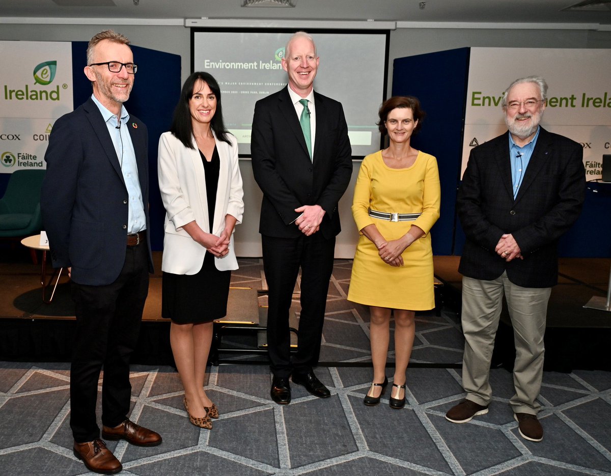 Env_Ireland's tweet photo. And thatโs a wrap for Environment Ireland 2023! Thanks to all our speakers, attendees, sponsors and exhibitors for a fantastic two days at Croke Park. Roll on next year! #EnvironmentIreland @coilltenews @Failte_Ireland @ichec @ArthurCoxLaw @AntarisConsult https://t.co/OzbJf5Kc7L