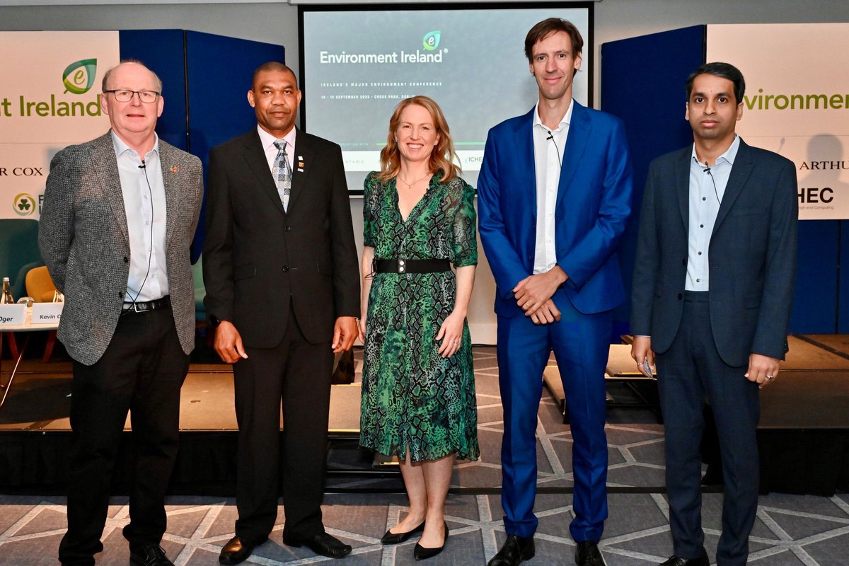 Env_Ireland's tweet photo. And thatโs a wrap for Environment Ireland 2023! Thanks to all our speakers, attendees, sponsors and exhibitors for a fantastic two days at Croke Park. Roll on next year! #EnvironmentIreland @coilltenews @Failte_Ireland @ichec @ArthurCoxLaw @AntarisConsult https://t.co/OzbJf5Kc7L