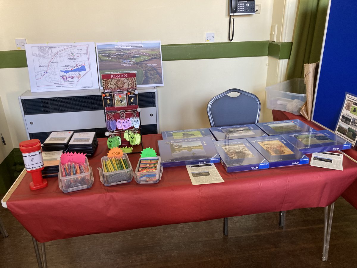 Everything being set up in the town hall ready for the Aylsham History Day tomorrow, Saturday. Do come along. Lots to look at and talk about! Plus refreshments. See poster for full details.
