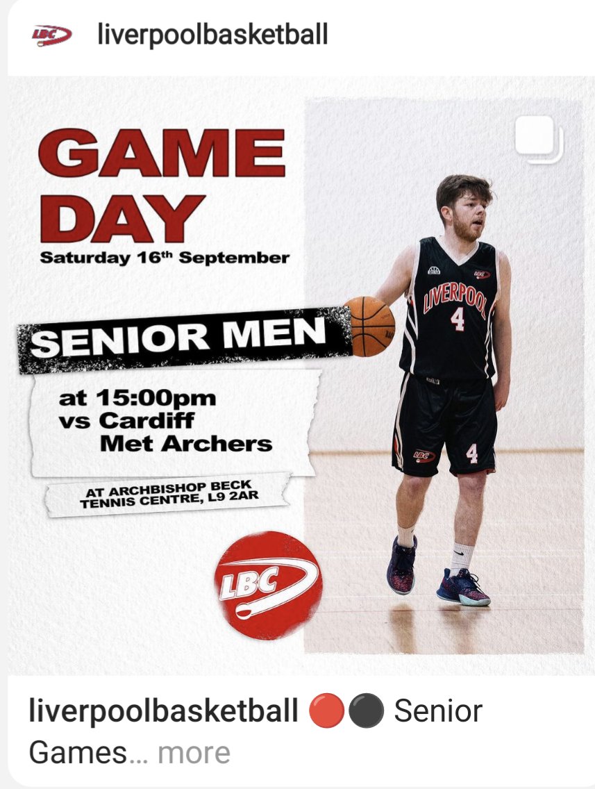 Liverpool Basketball tweet media