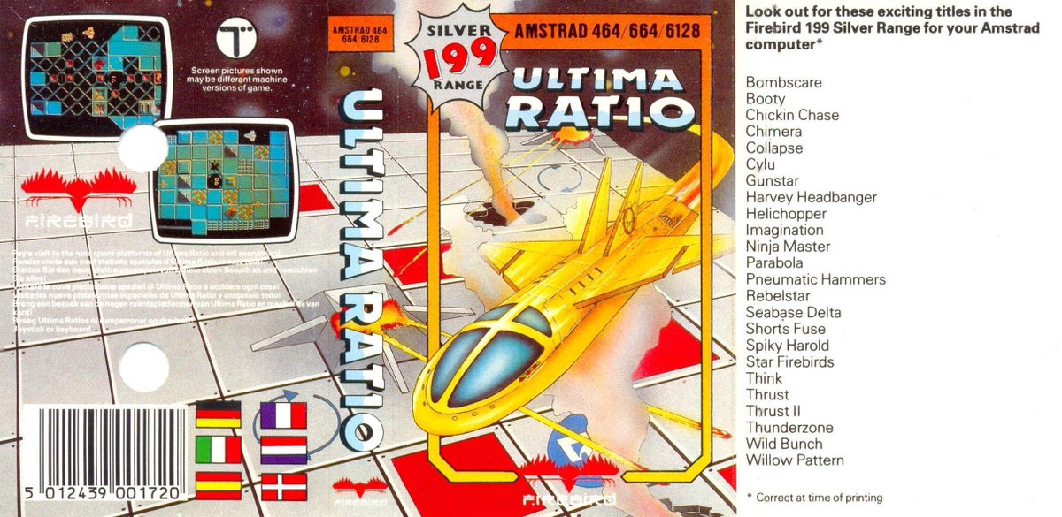 tonywarriner's tweet image. This is the #8bit #spectrum / #cpc464 game that Adam Waring and I wrote while working at Artic in '87. Parts of Artic later became Paragon Programming and, much later, parts of this reformed to become Revolution