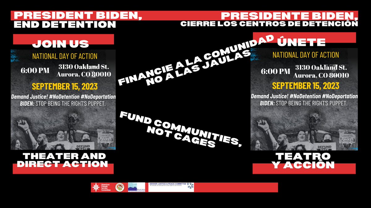 3/3 Tonight. Tell @POTUS - fulfill your 2021 promise to shut down detention centers. Reinvest $2 billion dollars into #universalhealthcare, combatting #climatechange, #foodsecurity and #housing. Save our lives, make our communities stronger. #communitiesnotcages! #noborderwall