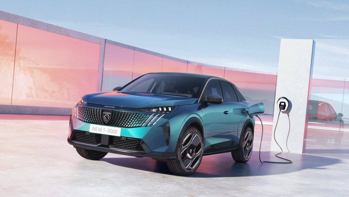 Stellantis's tweet image. The #electric Next-Level @Peugeot E-3008 is the first model to use #Stellantis' brand new innovative STLA Medium platform designed to offer best-in-class performance for customers' most important criteria, such as range or recharge time: bit.ly/3LhLzok #StellantisTech