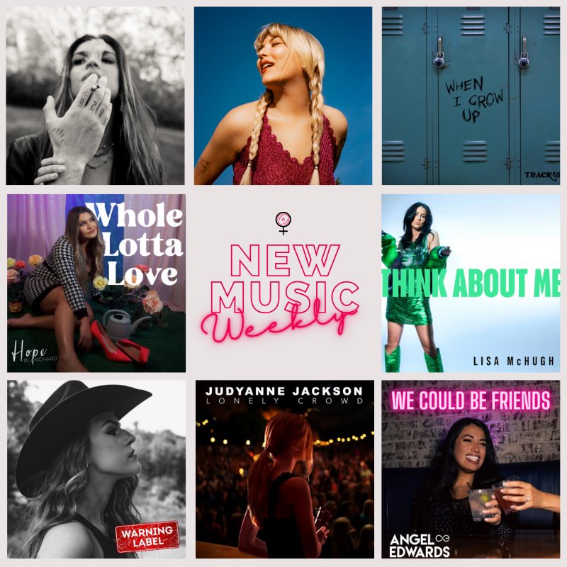 Your weekend made better by new releases from <a href="/marenmorris/">Maren Morris</a> <a href="/abbya_music/">Abby Anderson</a> <a href="/madelinemerlo/">Madeline Merlo</a> @marynntaylor <a href="/Sophunky/">sophunky</a> <a href="/dreavasquez/">Andrea Vasquez</a> and more on our #NewMusicWeekly Playlist! 🩷🤘Listen at open.spotify.com/playlist/5nh3e…