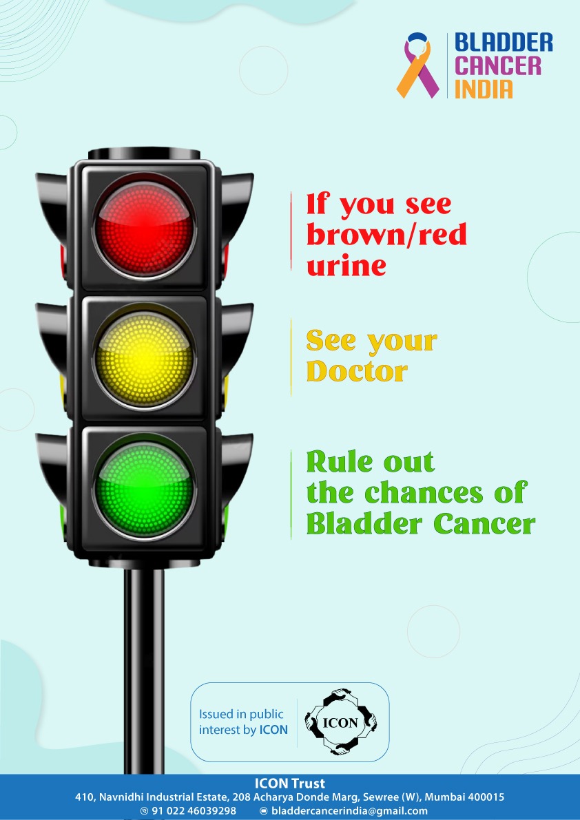 Bladder Cancer: Unmasking the Signs, One Awareness at a Time! 🎗️ 

#KnowTheSigns #BladderCancerIndia #BladderCancer #UrinaryBladderCancer #CancerAwareness #CancerTreatment #CancerSupport #CancerPatients #StayInformed #India #Bharat #BCI

@Bhosale26Bharat | @Sanjeev_33 |