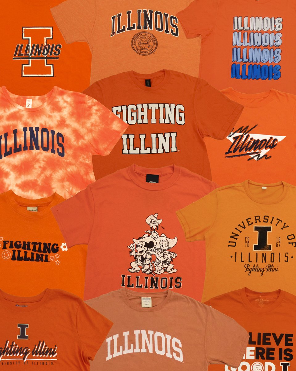 T-Shirt Football  Illini Union Bookstore