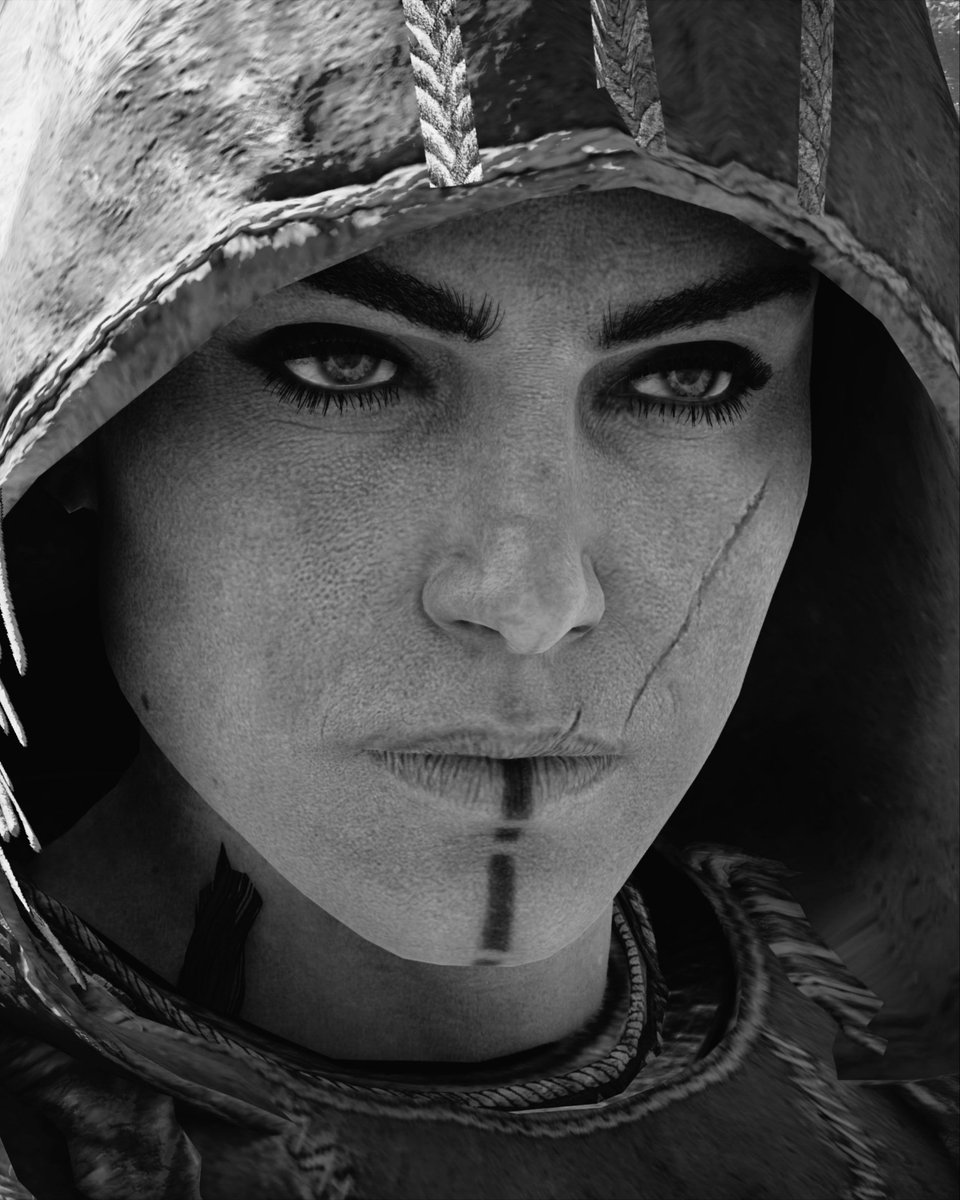 miss0aty's tweet photo. Eivor🖤 same shot as Wednesday but in the grey for #ACGrey #TOWCBWeeklycapture #AssassinsCreed #AssassinsCreedValhalla #ACVP #ACVPSisterhood #VirtualPhotography #WIGVP #WomenInVP https://t.co/ozUBHo0uE3