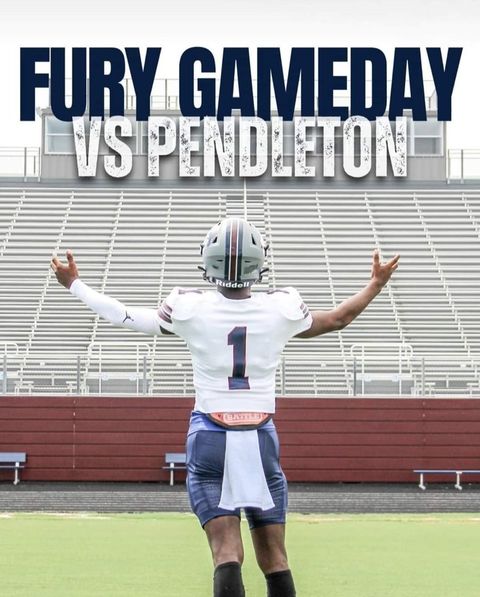 It is game day please come out and support these young men as they have been grinding hard all week!!! Home coming pack the stands!!!
#furystrong 
#furpride 
#homecoming
#2-2