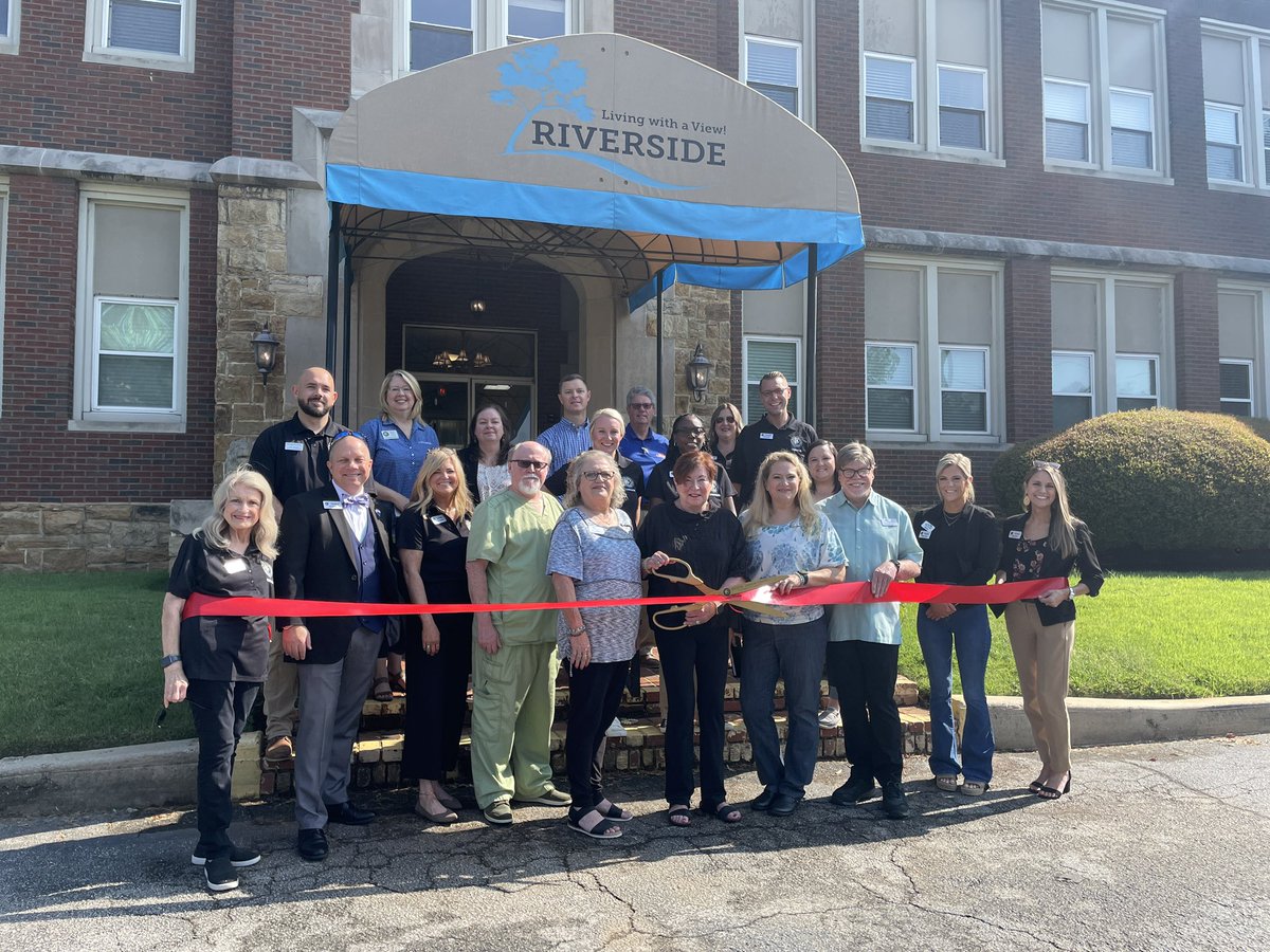 Today, we celebrated the 100th birthday of the former Decatur High School building and current home to Riverside Senior Living. Decatur High School was housed in this building from 1923-1950.