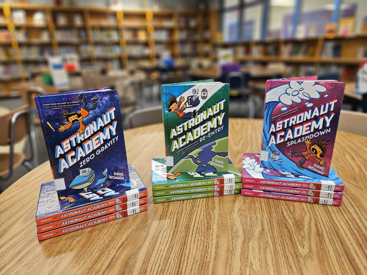 Librarians & Educators: I still have a few extra sets of Astronaut Academy in hardcover that’d I’d love to send (free of charge) to a school or library that could use some extra graphic novels in their collection. DM me with info and/or pass my info along. Thanks!