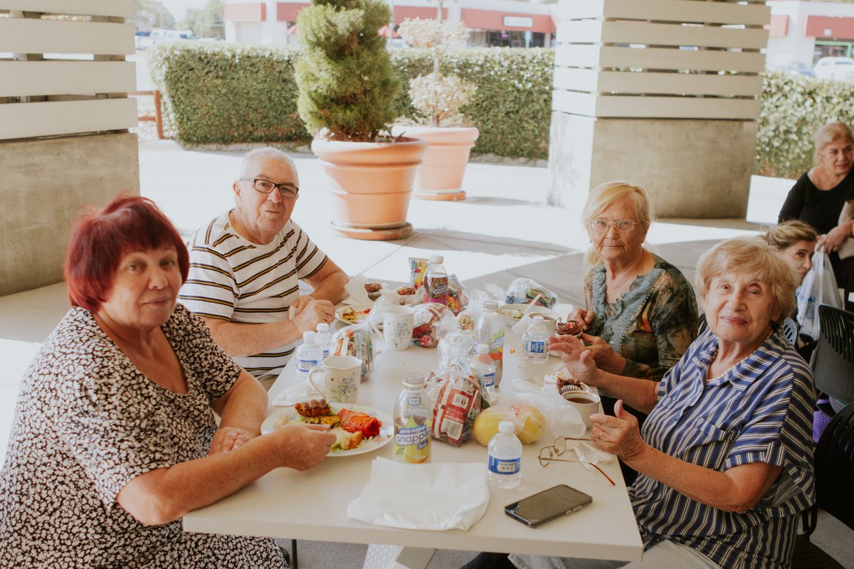 Some of our residents took a trip around the world this week through a small community potluck.
