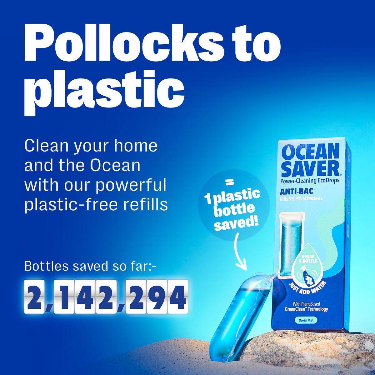 You asked, we listened... 🥁 We’re excited to announce that our refer-a-friend programme is here! 

We’re kicking it off with the amazing @oceansaverdrops, plastic free, plant-based cleaning that’s non harmful to ocean life! Earn rewards, save the ocean. Spray it Forward! 🌊