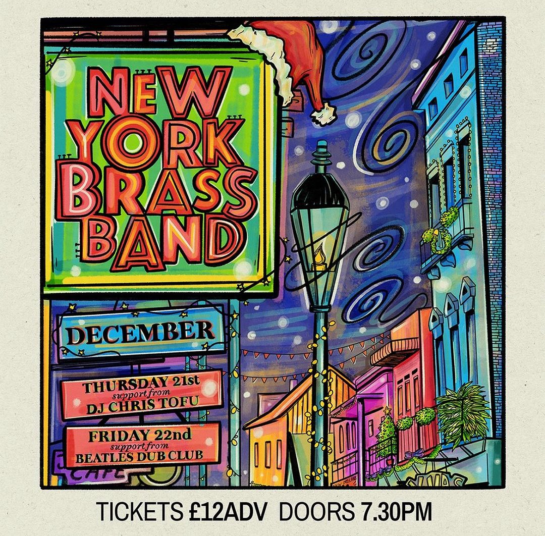 🎉 York! 🎉

Friday before Xmas officially sorted. Delighted to be warming up for the mighty <a href="/NYBrassBand/">New York Brass Band</a> at <a href="/TheCrescentYork/">TheCrescentYork</a>!! 🎅

Don't hang around - these tickets will go quickly! 🎟️

thecrescentyork.seetickets.com/event/new-york…