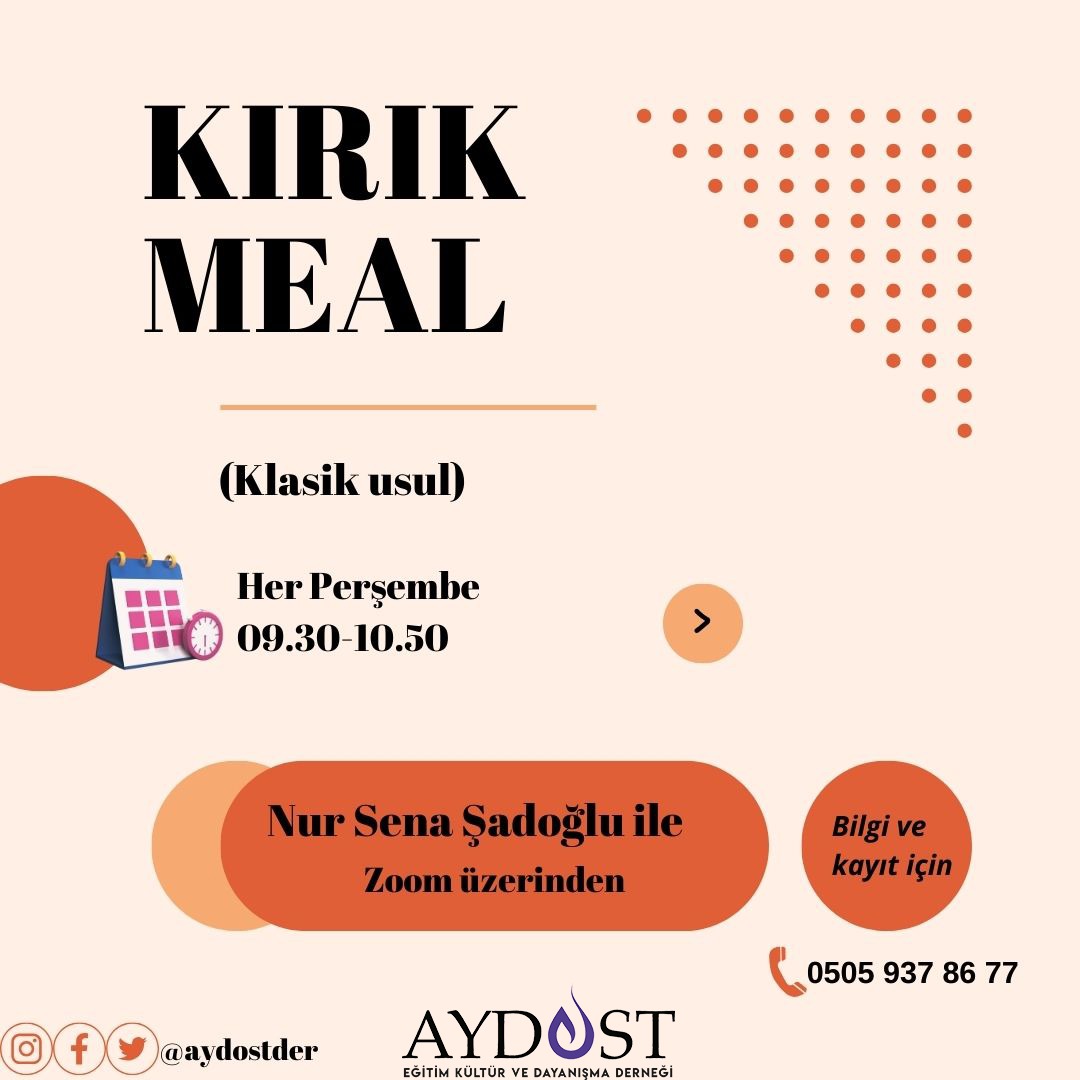 ♦️Kıymetli hocamız Nur Sena Şadoğlu rehberliğinde ilâhî kelamın manasını zihnimize kelime kelime nakşetmeye kaldığımız yerden devam ediyoruz. 
🗓️ Seminer başlangıç tarihi:
 05.10.2023
♦️Seminerlerimize katılım için kayıt zorunludur.