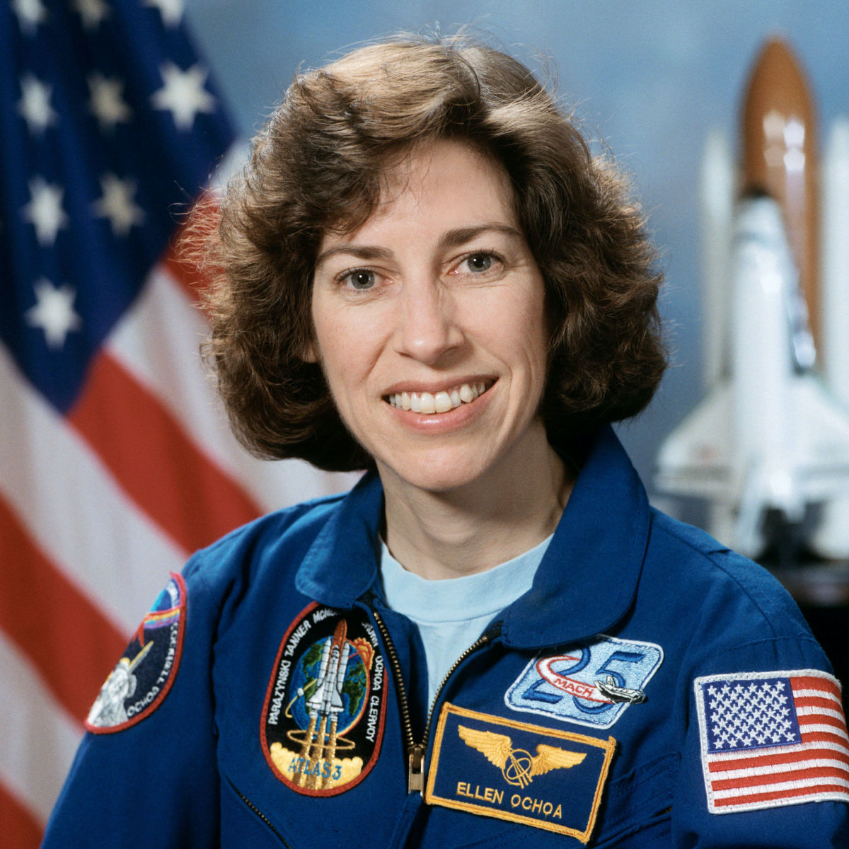 Scientist, engineer, and astronaut Ellen Ochoa was the first Hispanic woman in space. Explore how she made history aboard Discovery—and beyond: s.si.edu/36NAABL #HispanicHeritageMonth #SmithsonianHHM