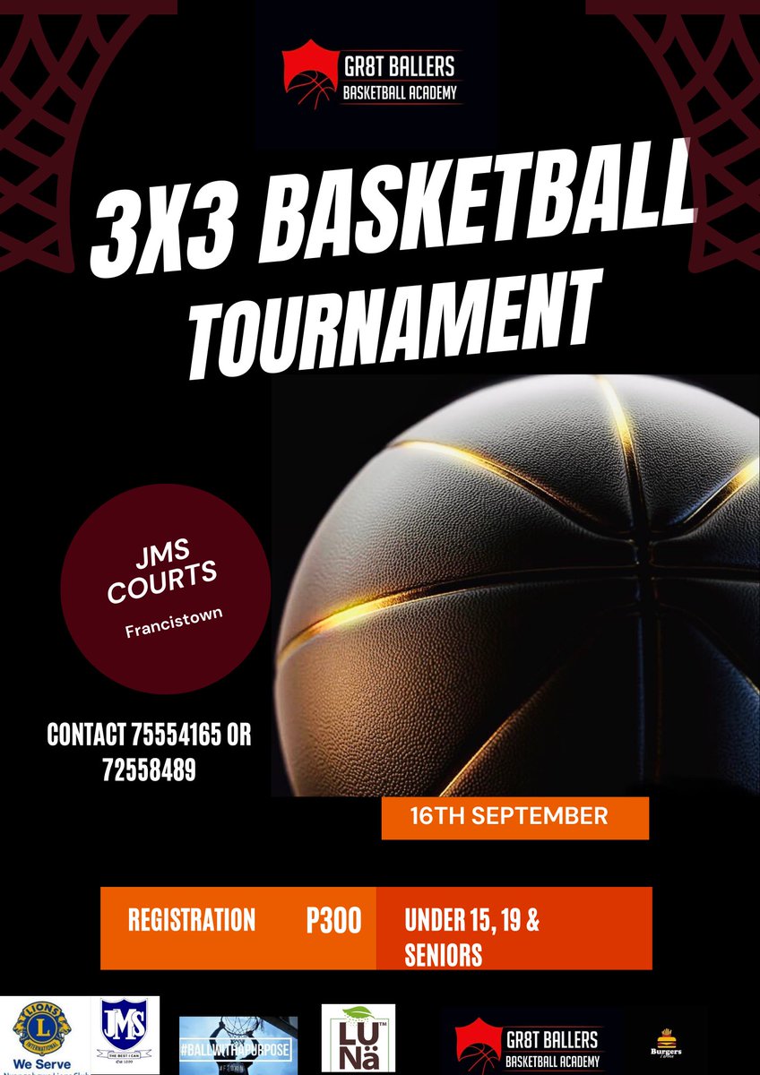 Gr8tBallers's tweet photo. READY WHEN YOU ARE❗️🏀
The is finally here🔥
Join us tomorrow at John Mackenzie School from 8am until 1300hrs for Under 15 #BallWithAPurpose 3X3 Basketball tournament📌
Then from 1400hrs join us at IDM Block 10 for Under 19s and Seniors❗️ https://t.co/cXIaBfaaE7