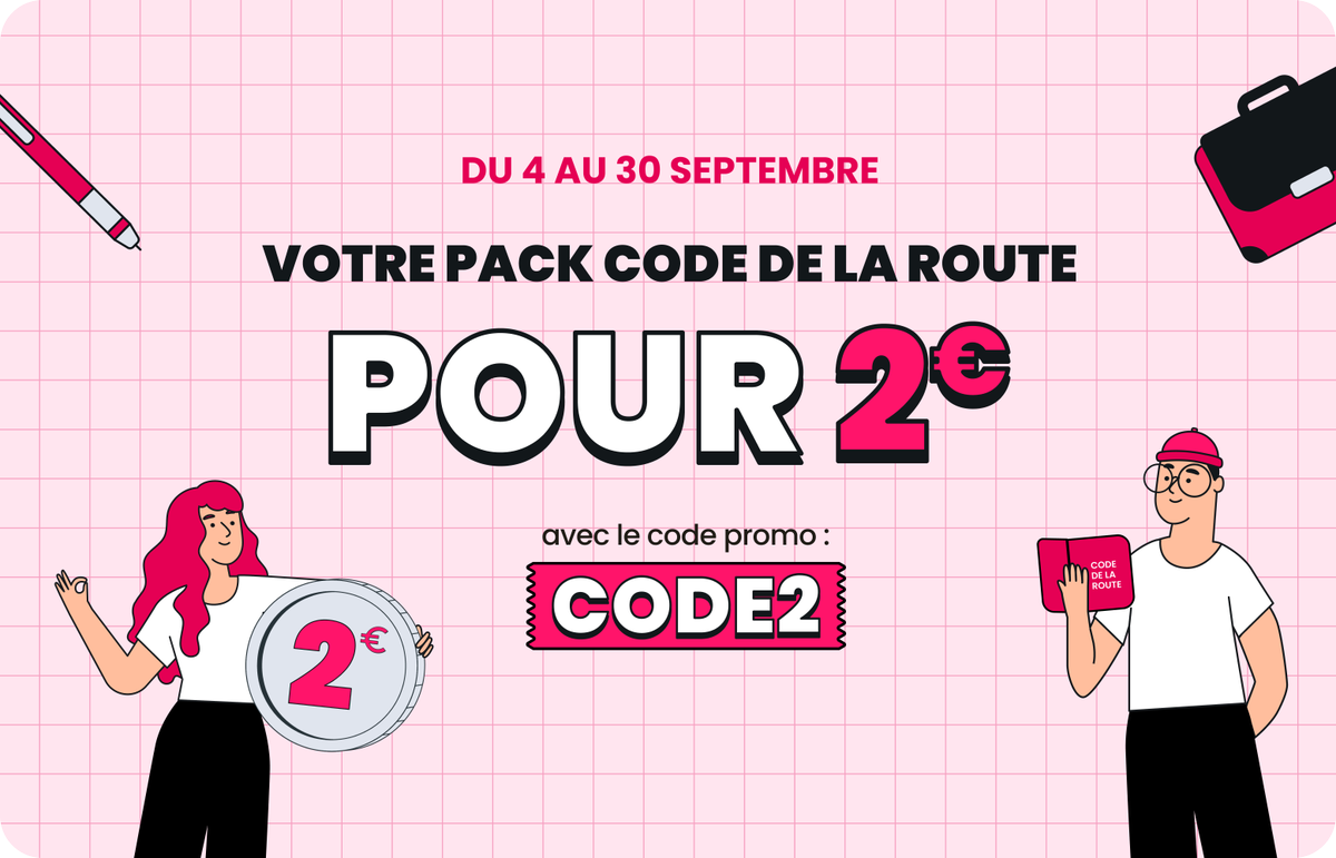 C'est le moment de vous lancer ! Profiter de votre formation code de la route à 2€ seulement ! 🤩
👉 bit.ly/3Zly8tr

#codedelaroute #codepromo #lepermislibre