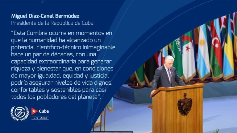 #CubaG77 
@DíazCanelB Solo se logrará avanzar si emprendemos acciones conjuntas, invirtiendo en el desarrollo

#SongoLaMaya 
#SantiagodeCuba 
#DeZurdaTeam 
#MujeresEnRevolución