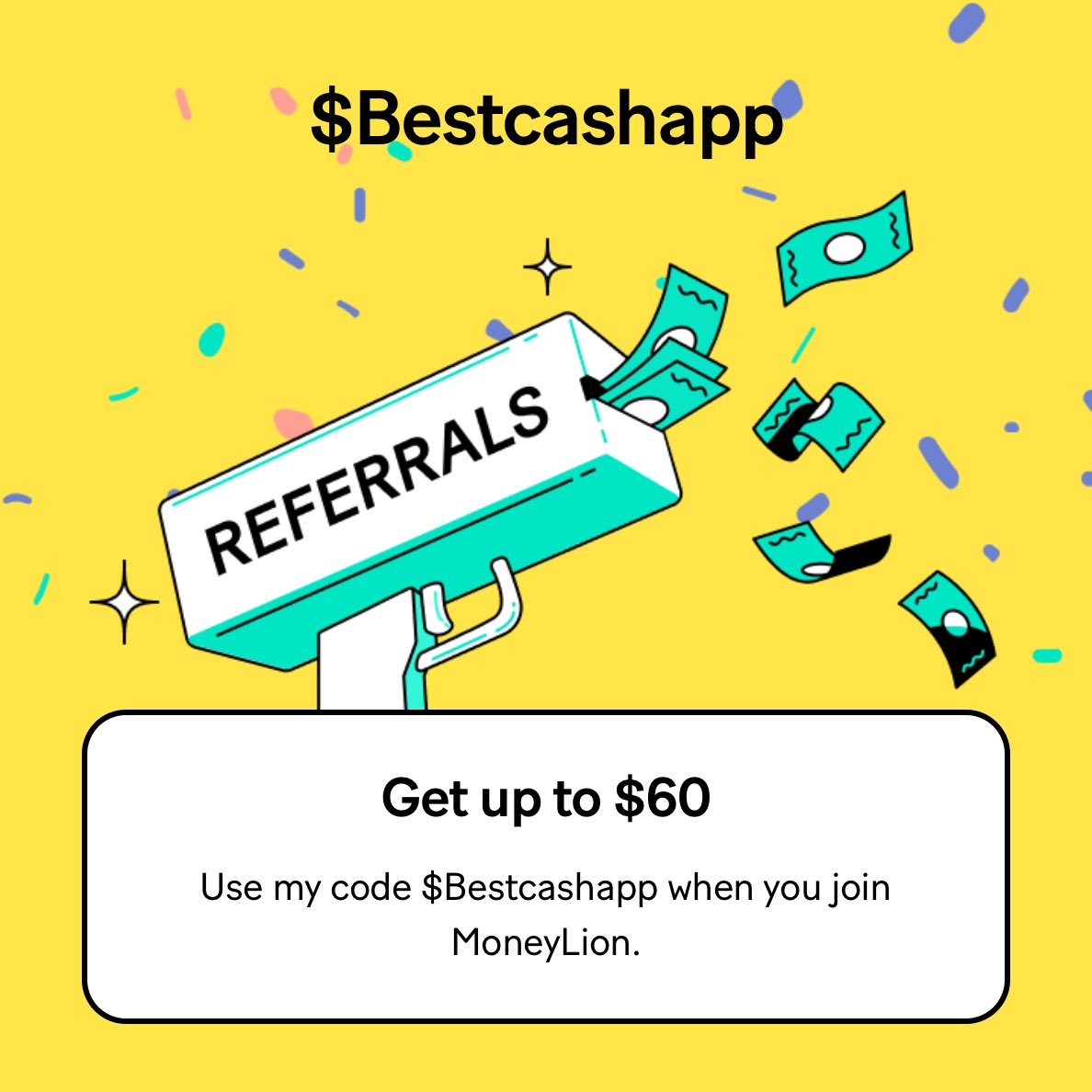 jgdenaro's tweet photo. Get up to $60! Use my code $Bestcashapp
when you join MoneyLion.
https://t.co/cOTJD8IQWE https://t.co/EbBvWrcQ6z