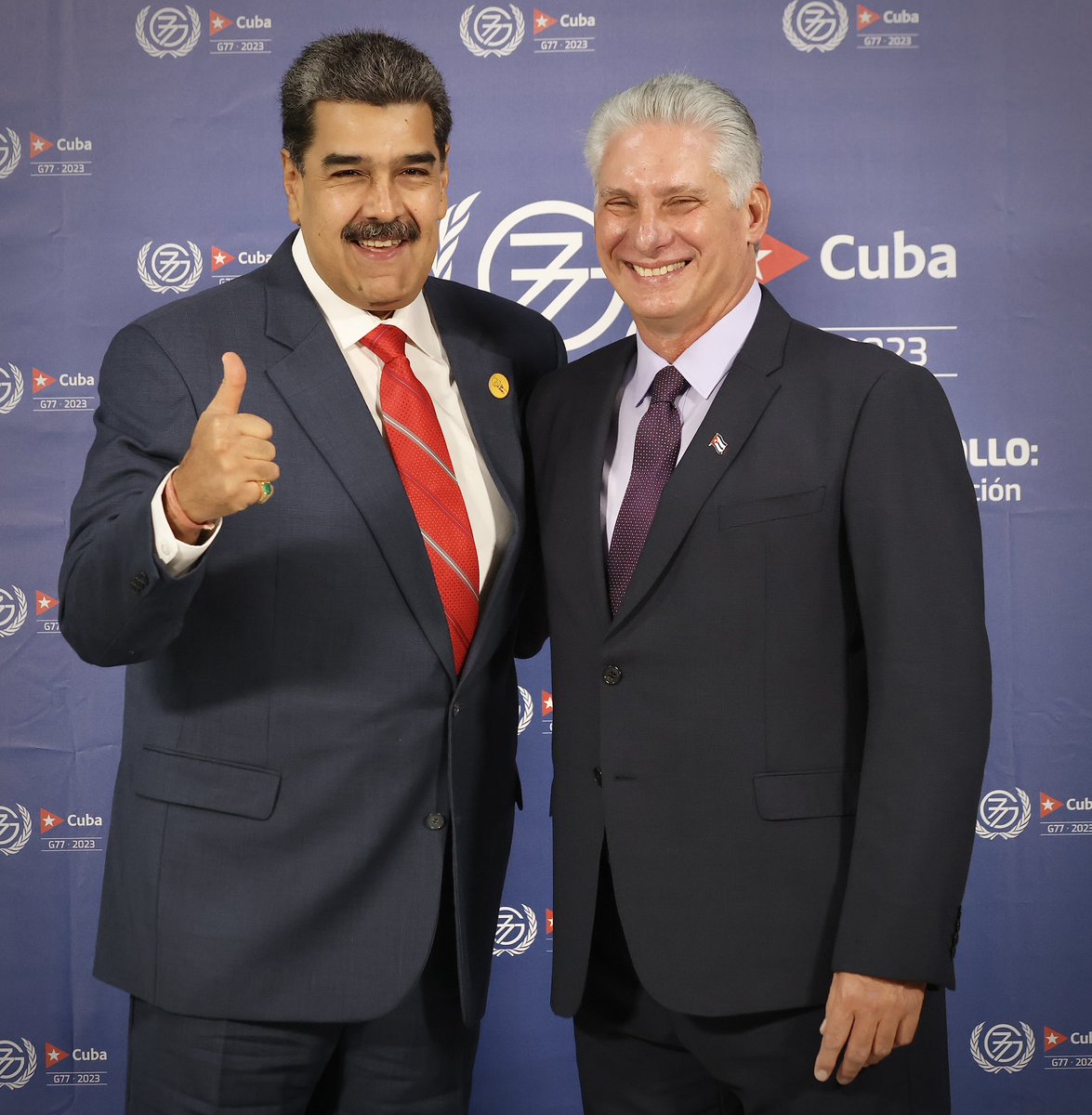 🤝| Más de 100 delegaciones de todo el mundo asisten a la Cumbre del Grupo de los 77 y China.

El presidente <a href="/DiazCanelB/">Miguel Díaz-Canel Bermúdez</a> les dio la bienvenida esta mañana en el Palacio de las Convenciones.

#CubaG77