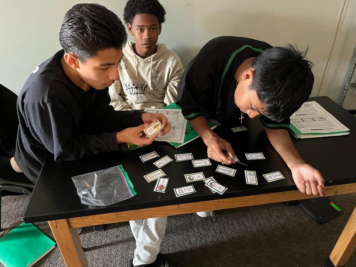 frmspride's tweet photo. The last two weeks have been filled with leading and learning at The Rock! Ms. Urban's social studies class experienced first hand what it was like for people living in the Paleolithic Era. Ms. Knapp's class played Atomic Dominoes in physical science. #ScienceRules #HistoryBuffs https://t.co/JZFPTJGGKj