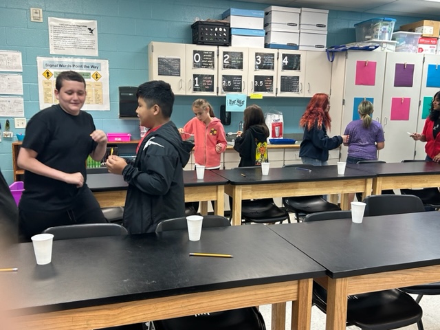 frmspride's tweet photo. The last two weeks have been filled with leading and learning at The Rock! Ms. Urban's social studies class experienced first hand what it was like for people living in the Paleolithic Era. Ms. Knapp's class played Atomic Dominoes in physical science. #ScienceRules #HistoryBuffs https://t.co/JZFPTJGGKj