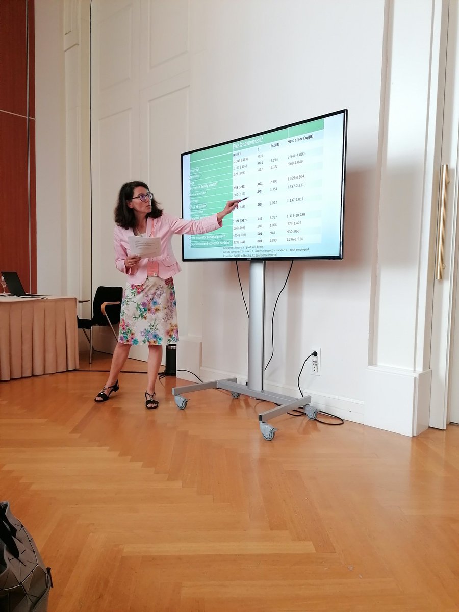 Helena Jeriček Klansček from Slovenia gave a great talk on her work with the <a href="/HBSCStudy/">HBSC Study</a> on predictors of depressive symptoms among adolescents during the pandemic #ECMH2023