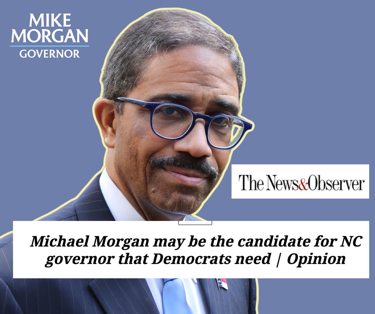 MorganForGov's tweet photo. A headline with which we agree. This campaign will be bold &amp; unapologetic in our values of progress for ALL North Carolinians. We will authentically connect with community. We will hold @markrobinsonNC accountable in ways only we can. &amp; We will win. https://t.co/dw8NYHqV0q #ncpol https://t.co/YS4x5PbM6o
