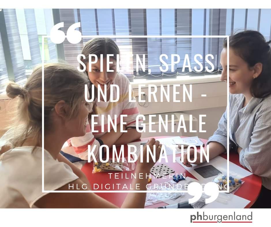 ThomasLeitgeb's tweet image. #HLG #DigitaleGrundbildung #PHBurgenland 
Genialer Studienstart! 🌟 31 Studierende aus 4 Bundesländern sind jetzt Teil unseres HLG-Studiengangs für Digitale Grundbildung an der PH Burgenland. 
Gemeinsam gestalten wir dieZukunft der Bildung! 🤖👩‍🎓👨‍🎓

#BildungInnovation