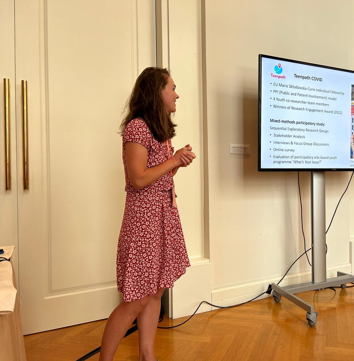 Shona Lee presenting the Teenpath COVID study at this afternoon's Post-Covid session at #ECMH203. Great attendance and interesting questions at the end, thanks all!