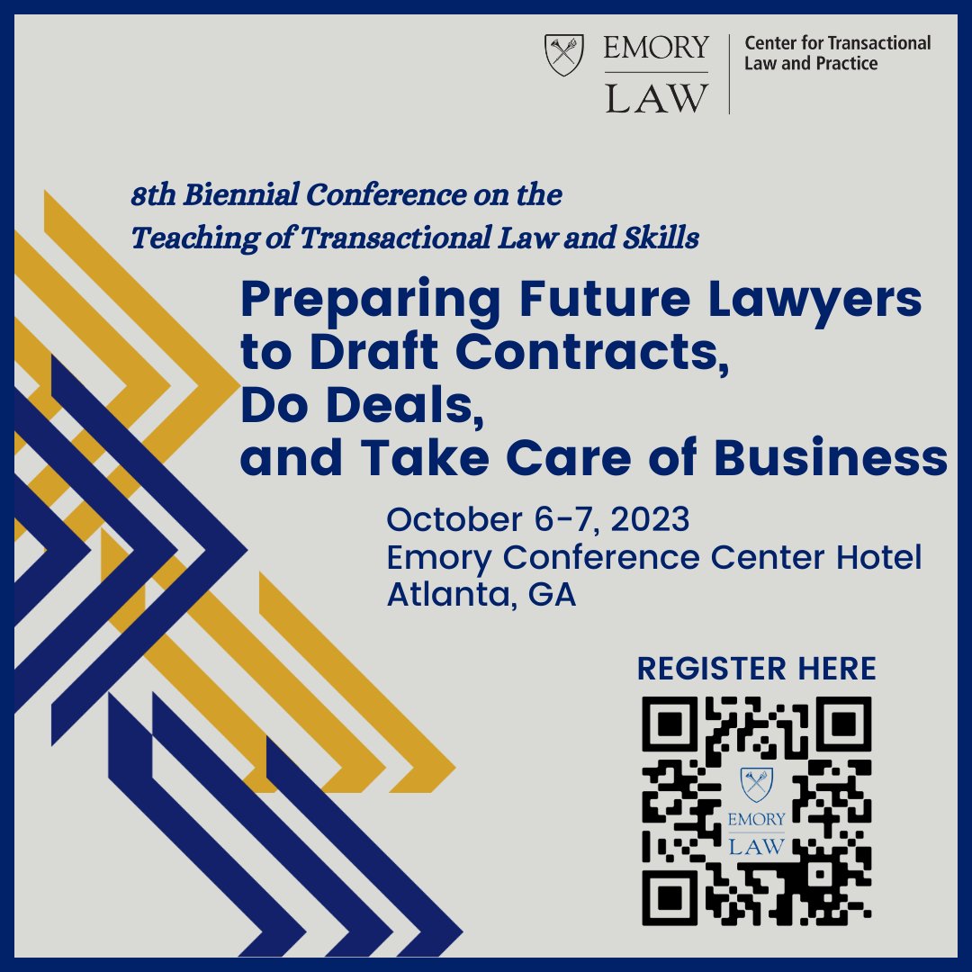 Emory Law Center for Transactional Law & Practice tweet media