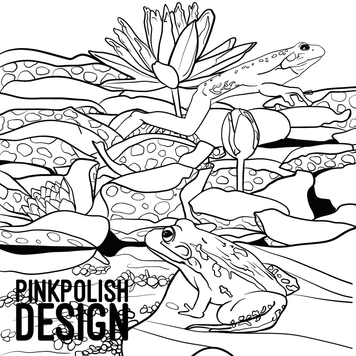 pinkpolish's tweet photo. Another day, another coloring page sneak peek! This time with some amphibious friends! ❤️ #frog #frogsofinstagram #frogfriends #coloring page #sneakpeek #digitalart #digitalillustration #digitaldrawing #digitalpainting #drawdaily #drawdaily2021 #procreate #procreateart #ppdart36 https://t.co/NTNGn0N96Z