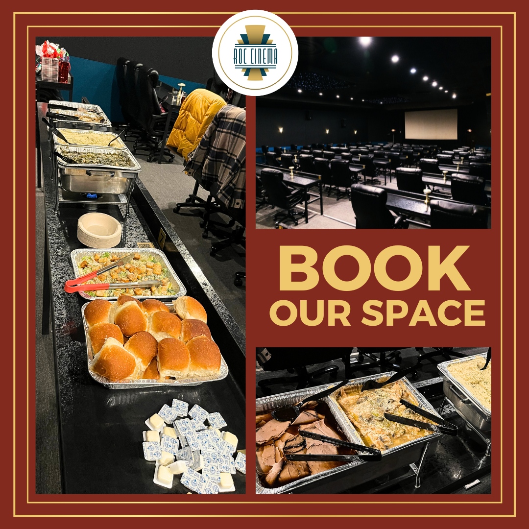 roc_cinema's tweet photo. ROC Cinema's central location is a convenient and modern space equipped to host any type of Corporate Event such as:

▶️ Networking Events
▶️ Conferences
▶️ Presentations
▶️ Lectures
▶️ Cocktail Hours
. . . and more!

To inquire about pricing or availability for your event, em... https://t.co/DXe0BR0CEg