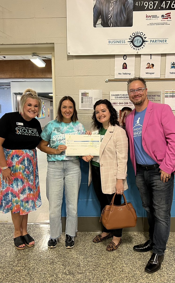 mrsabhat's tweet photo. 2 grants for @Sequiota! Way to go team🥳 Thanks to the @Foundation4SPS for supporting our teachers with the resources they need to build strong readers📚 @officialSPS #SPSUnited https://t.co/CrVttYRWd8