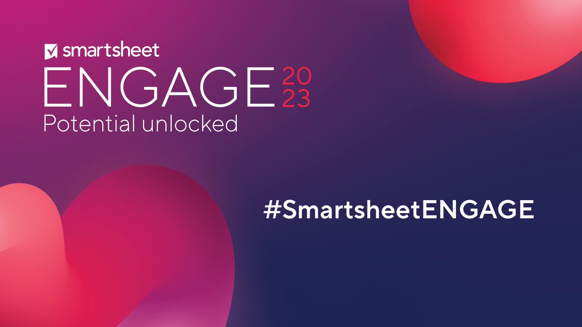 HarderReed's tweet photo. Our live event is sold out, but you can still join #SmartsheetENGAGE virtually! RSVP to our event and watch our opening keynote live on LinkedIn, Sept. 19.

https://t.co/EtRftpkuZs https://t.co/GtIqJUzLuz