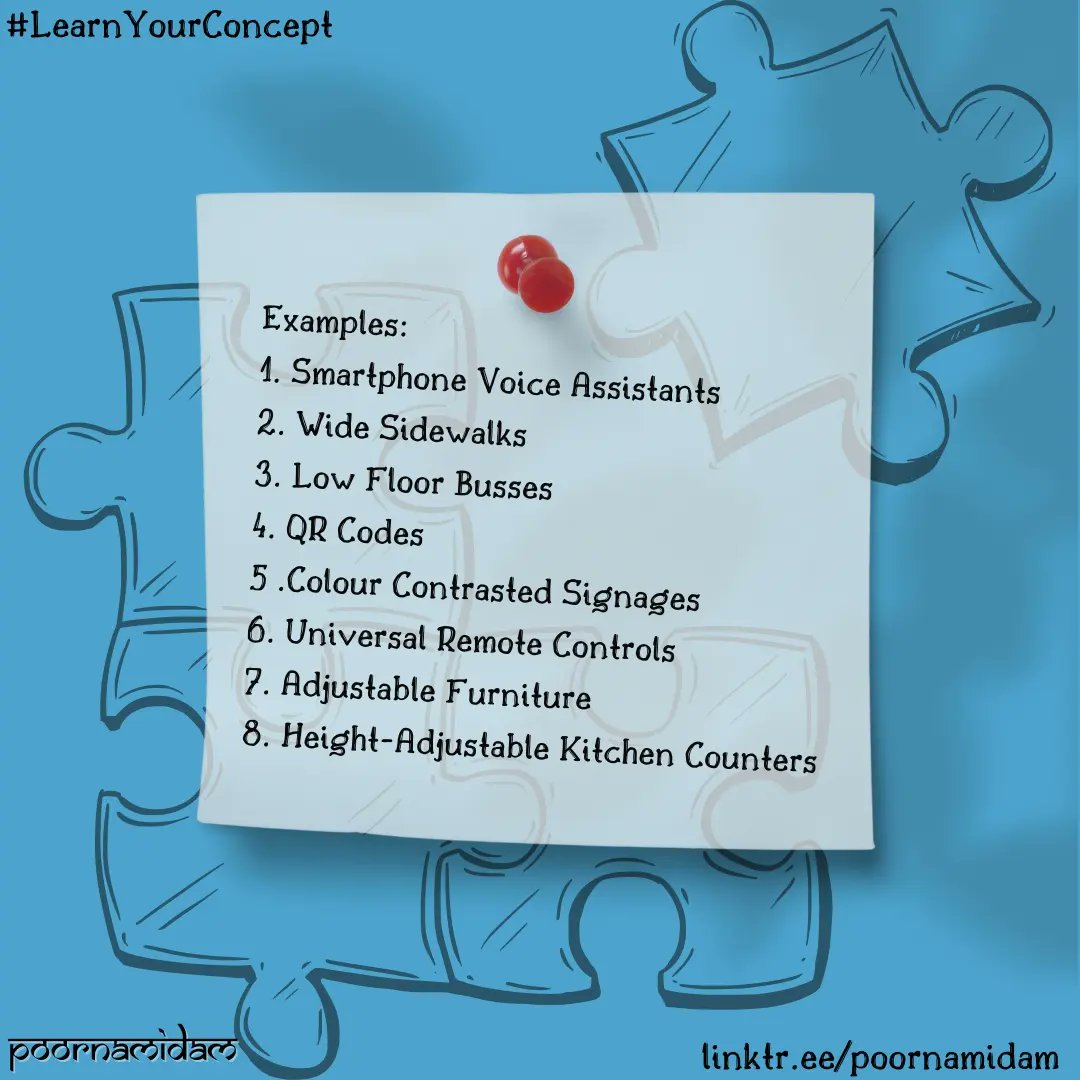 poornam_idam's tweet image. #LearnYourConcept series 🧵

How can we prepare our built environments to meet the diverse needs of people with disabilities, children, the elderly, women, and individuals with other limitations in these fast-changing times?

Read on to learn about #UniversalAccessibility