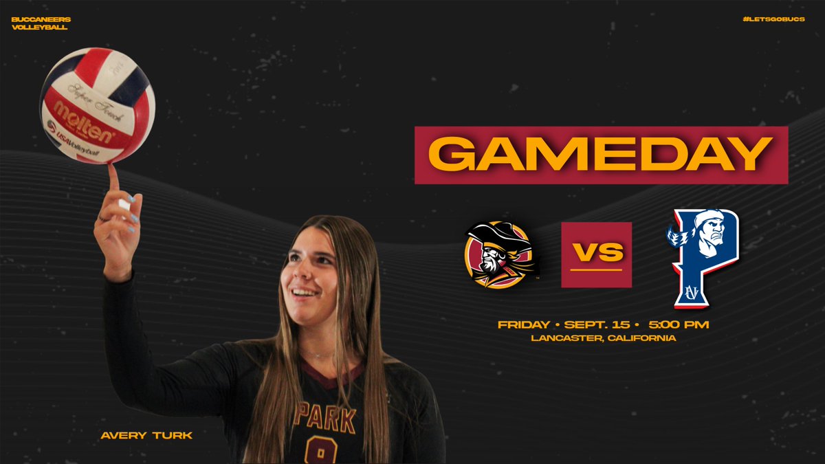 ParkBuccaneers's tweet photo. Time to Shine!
Park Gilbert Volleyball vs. Antelope Valley
5 p.m.
Lancaster, Calif.
Watch: https://t.co/pQEhS4vxkb https://t.co/VlFttdkNHy