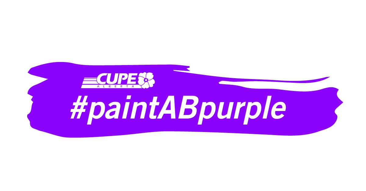 On September 20, wear purple in support of <a href="/CupeAlberta/">CUPE Alberta</a> and our hardworking education support workers. 💜 Their dedication to our kids and public education is immeasurable, and it's time we ensure they receive fair wages. #paintABpurple #abed #ableg