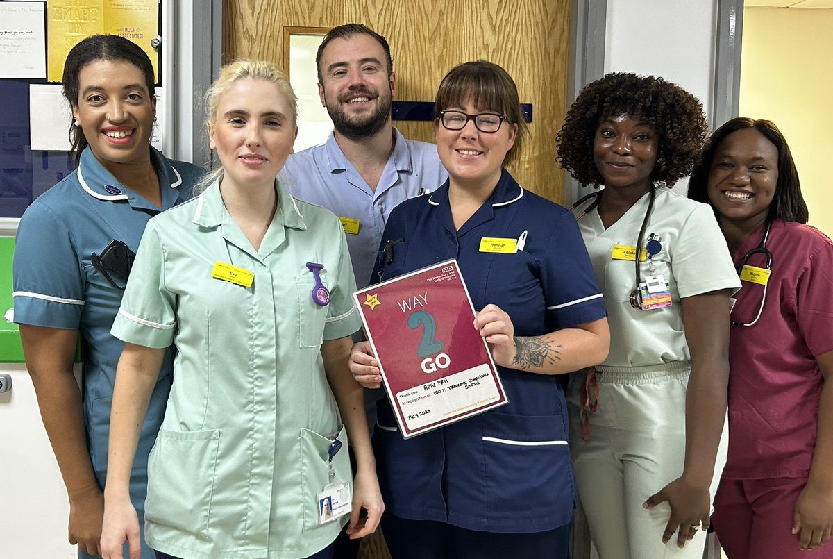 Last day of our deteriorating patient week- what a week, great engagement and discussions, lots of wards with 100% sepsis training compliance - well done SaTH <a href="/flavell_hayley/">Hayley Flavell</a> <a href="/SaTHCorpNursing/">Corporate Nursing</a> <a href="/sathNHS/">SaTH</a> <a href="/SaTHImprovement/">SaTH Improvement Hub</a> <a href="/AngelaWindsor9/">Angela Windsor</a>