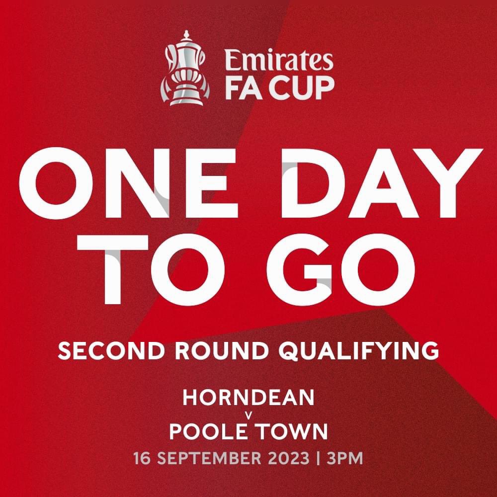 ITS THE EVE OF THE NEXT MATCH 🎉

Tomorrow we’re back at five heads to see <a href="/Horndean_FC/">Horndean FC</a> take on <a href="/PooleTownFC/">Poole Town FC 🐬</a> in the 2nd round qualifying. The 110 mile round trip totals our distance traveled to 346 miles

Where will we go next? And more importantly, who will we be following?