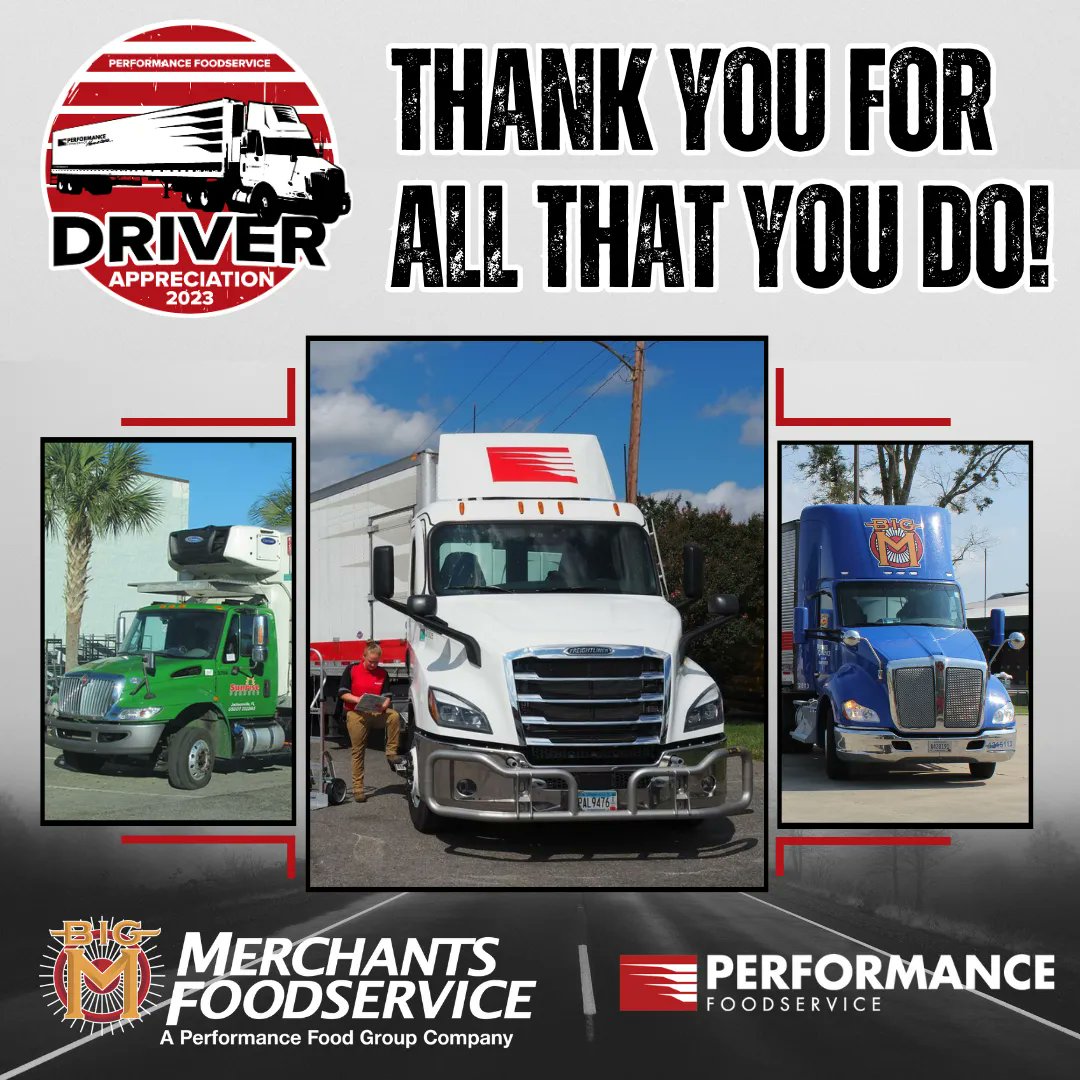 MerchantsFS's tweet photo. We don't mean to toot our own horn, but when it comes to our drivers...BEEP BEEP! Because they are the BEST in the business! Thank you to our wonderful drivers for all that you do for us and our customers!
#Foodservice #NationalTruckDriverAppreciationWeek #ThankYouTruckDrivers https://t.co/otFM7bDhDd