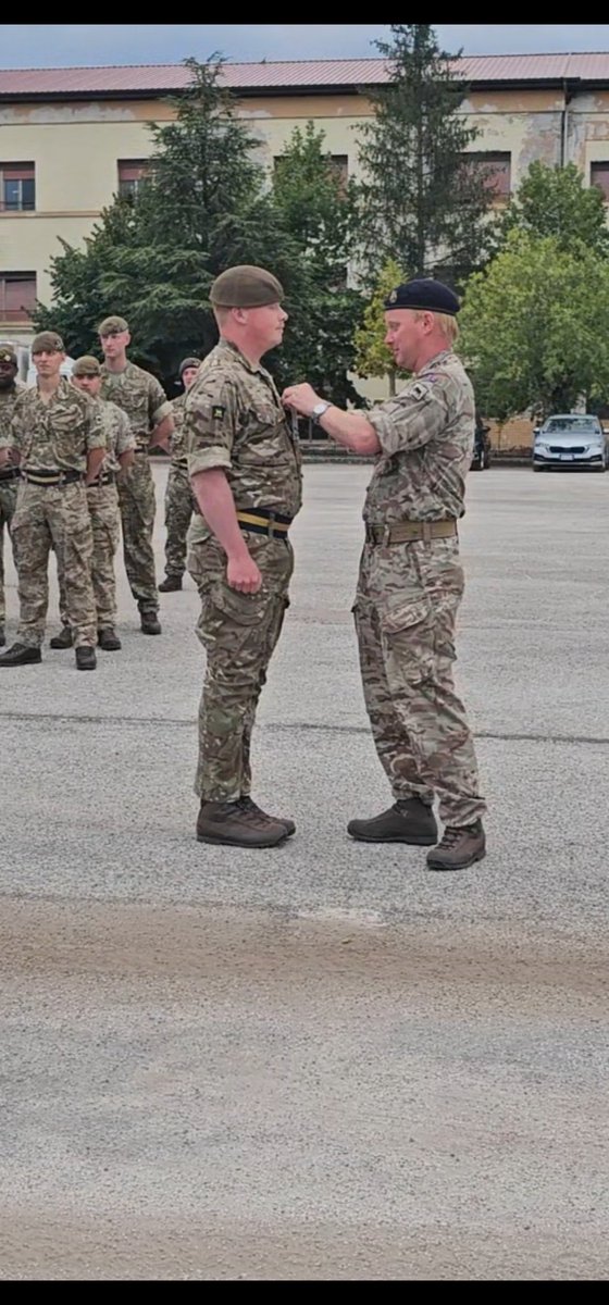 Congratulations to LCpl Morris on his promotion yesterday. Given by the Brigade Commander himself in recognition of his efforts over the last year and a strong performance on the Regular Fire Team Commanders Course. He will now take on the pivotal role of Section 2IC!