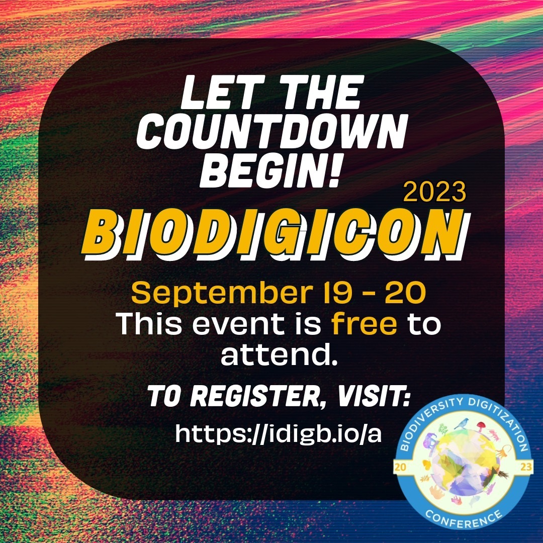 Happy Friday! Just a reminder that BioDigiCon starts September 19th, and is free to attend! To register, visit: idigb.io/a