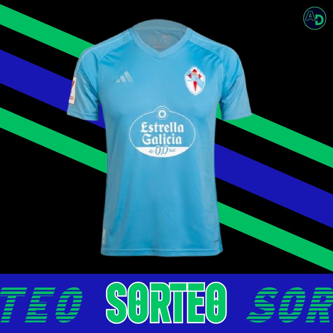 🎁 𝐒𝐎𝐑𝐓𝐄𝐎 𝐂𝐀𝐌𝐈𝐒𝐄𝐓𝐀 𝐂𝐄𝐍𝐓𝐄𝐍𝐀𝐑𝐈𝐎 𝐂𝐄𝐋𝐓𝐀

📌 Si el Celta gana frente al RCD Mallorca con gol de Iago Aspas, sorteamos su camiseta.

⚠️ Condiciones para participar:

1️⃣ RT
2️⃣ FOLLOW

🍀 ¡Mucha suerte a todos los participantes!