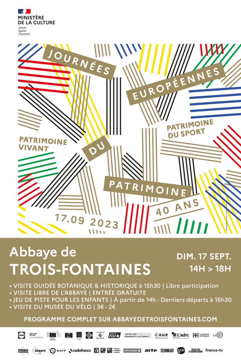 abbaye3f's tweet photo. Dim. 17 sept. à l'abbaye de Trois-Fontaines Journées du Patrimoine.

Toutes les informations sur https://t.co/bfCyQy6KmC

#journeesdupatrimoine #jep #marne #hautemarne #saintdizier #champagne #grandest #abbayedetroisfontaines https://t.co/N0WosrVcdV