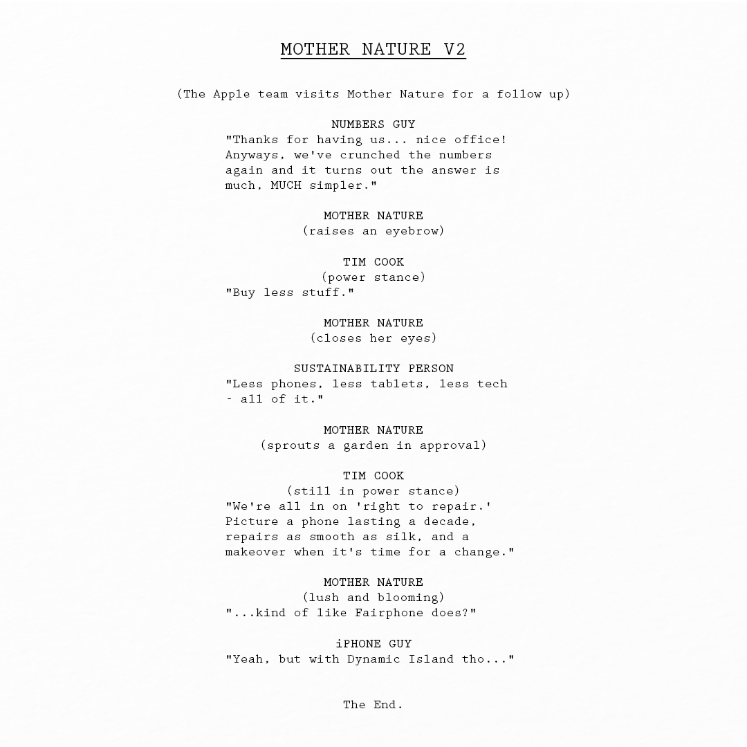 Fairphone tweet media